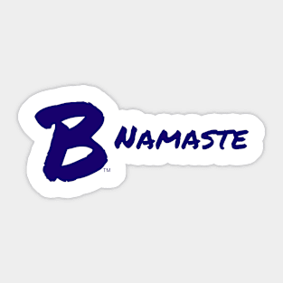 B Namaste Sticker